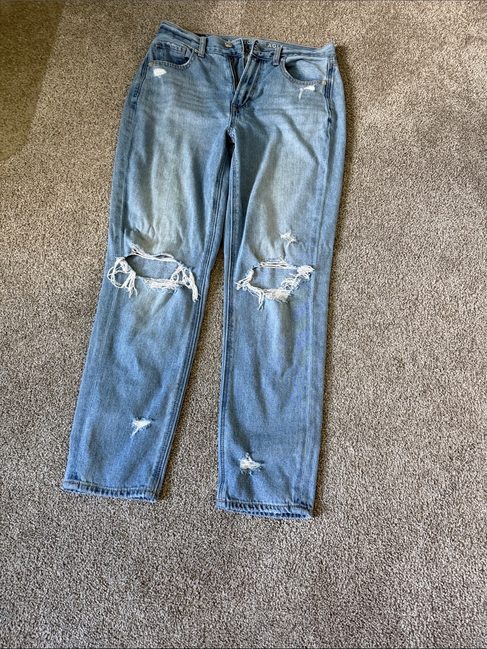 American Eagle Light Blue High-Rise Jeans